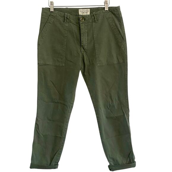 Nili Lotan Army Green Ankle Pants Women’s Size 6 
Neutral Minimalist casual - Picture 1 of 8
